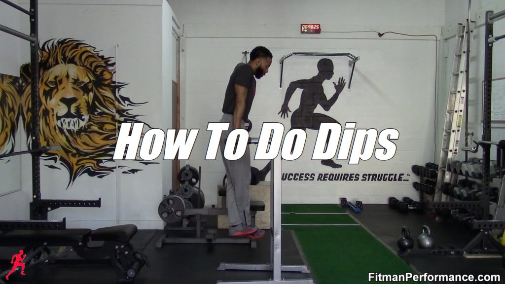 how to do dips
