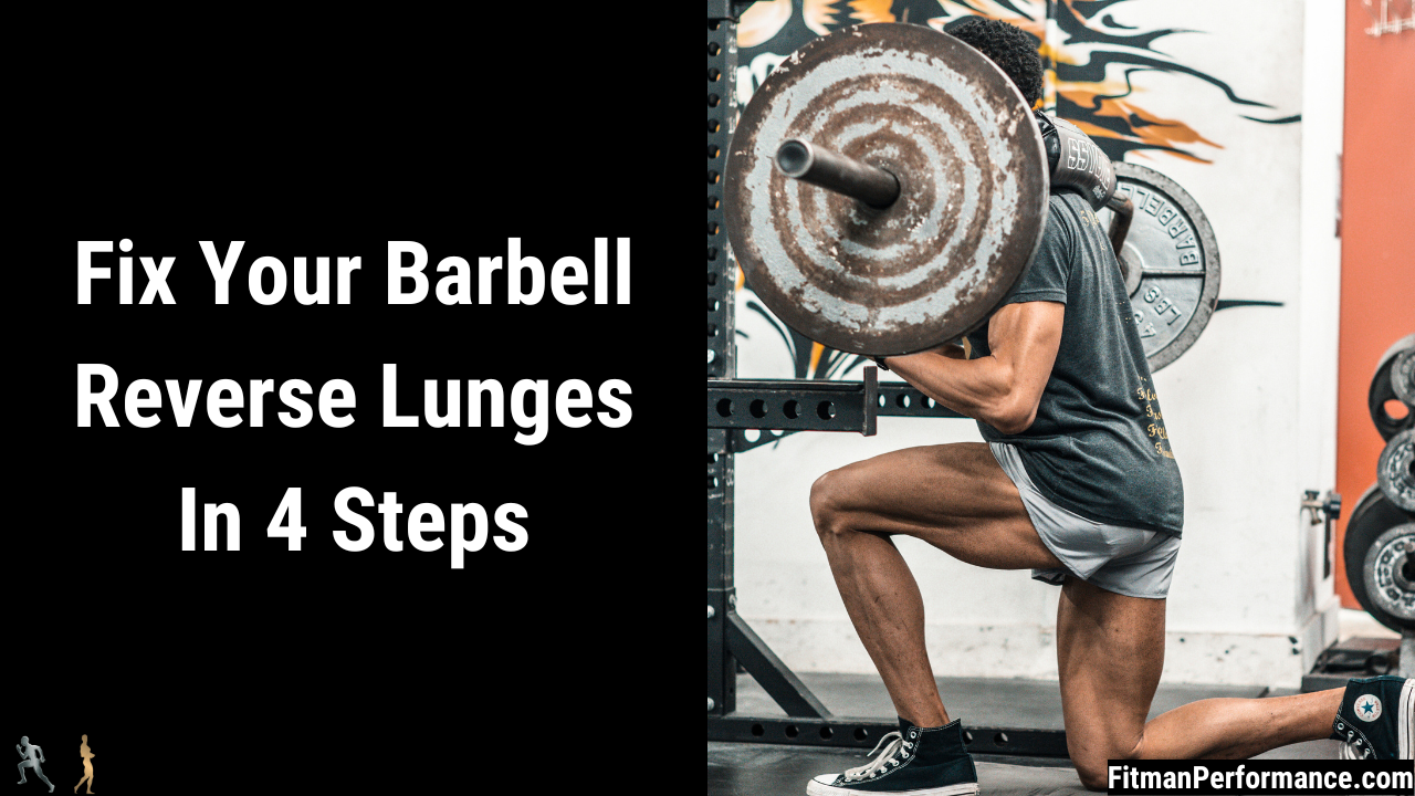 barbell reverse lunge