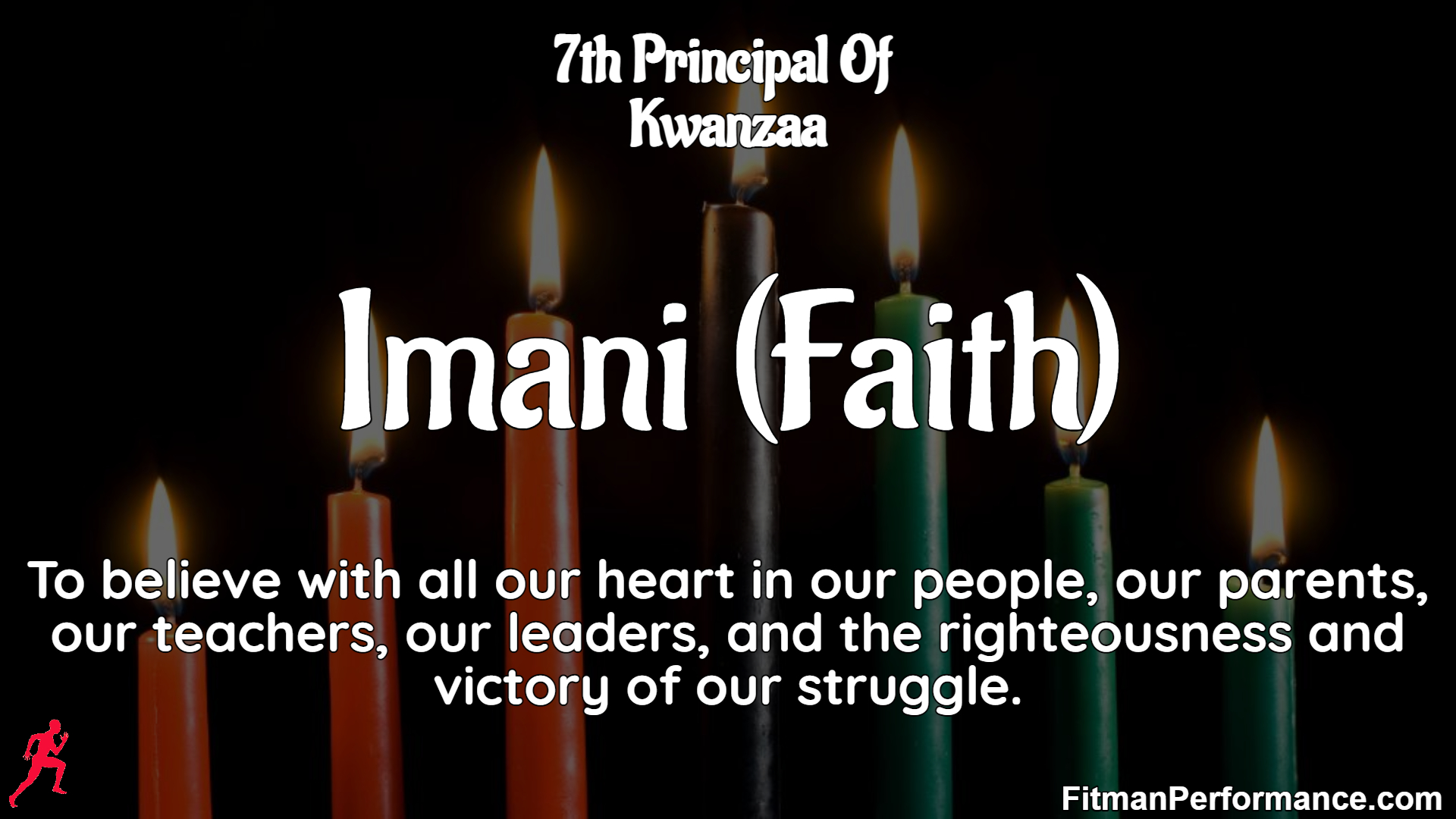Imani: The 7th Principal Of Kwanzaa
