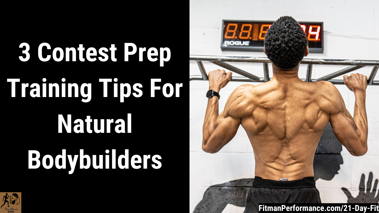contest prep training for natural bodybuilders