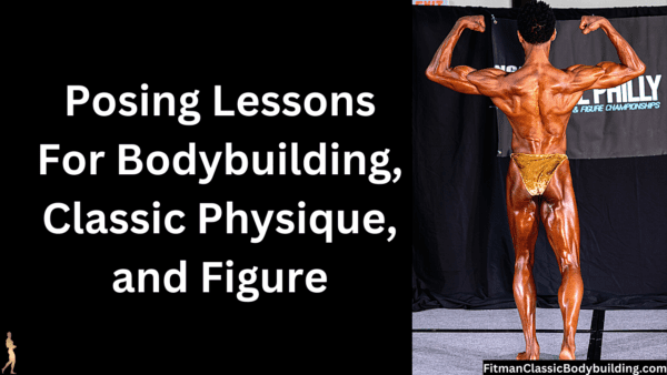 posing for bodybuilding